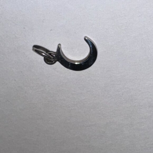 Tiny Crescent Moon Pendant - Picture 10 of 16